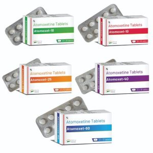Atomoxetine (Strattera) 10mg, 18mg, 25mg, 40mg, 60mg
